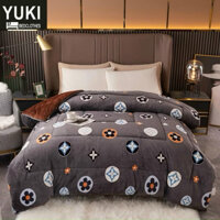 Chăn Lông Cừu Yuki  [ XUẤT NHẬT ] Nặng 3,5 kg,  Mền YUKI Dày Mịn Ấm Nhanh, Giữ Nhiệt Tốt Kích Thước 2mx2m2