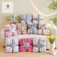 Chăn Lông Hồ Ly Loang Dacosa Warm Winter Phong Cách Hàn Quốc 1,5KG (2mx2m3), chăn thu đông