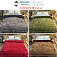 Chăn Lông Thỏ, Chăn Lông Tuyết đại hàn, vải lông thỏ cao cấp kích thước 2M x 2M2 - MinhMinh Bedding