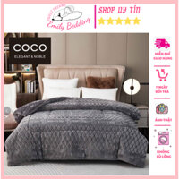 CHĂN LÔNG THỎ COCO ĐẠI HÀN SIÊU ẤM 3 LỚP HÀNG LOẠI 1 NẶNG 4KG, KÍCH THƯỚC 2M X 2M3