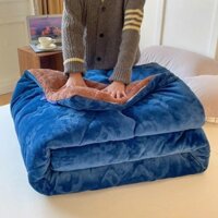 Chăn lông thỏ đại hàn cao cấp CoCo nhập khẩu chính hãng chuẩn L1 lông mềm mướt dày dặn đủ cân nặng 4kg