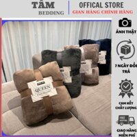 Chăn lông thỏ KIRKLAND loại 1 cao cấp nhập khẩu, Chăn nỉ mùa đông basic chất liệu lông thỏ mềm mại,không rụng lông