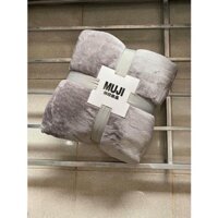 Chăn lông thỏ muji, chăn tuyết muji, chăn blanket hàng xuất Nhật mềm mại, dùng được cả 4 mùa đủ màu kích thước 2m2m3