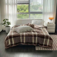 Chăn lông thỏ tuyết siêu nhẹ, chăn lông tuyết nhung đắp mùa đông hàng loại 1