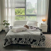 Chăn lông thỏ tuyết siêu nhẹ, chăn lông tuyết nhung đắp mùa đông hàng loại 1 chọn mẫu