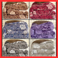 Chăn lông thỏ YUKA LUXURY cao cấp nặng 4Kg nhập khẩu chính hãng- chăn lông thỏ mùa đông siêu ấm kích thước 2mx2m3