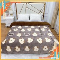 Chăn lông thỏ YUKI Boss Decor Cấp Siêu Mềm Nhẹ Cho Mùa Đông, Làm Ấm Nhanh Giữ Nhiệt Tốt Kích Thước Chuẩn, Sẵn Hàng