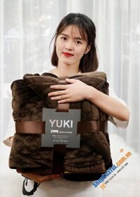 CHĂN LÔNG THỎ YUKI KÍCH THƯỚC CHUẨN 2,3x2,3m và TL 3,3kg