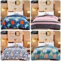 Chăn Lông Thỏ YUKI Siêu Ấm [Chính Hãng] Dày Mịn, Kích Thước 2mx2m3, Nặng 3,3kg- 3,5kg Hàng Xuất Nhật