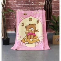 Chăn lông tuyết 2 lớp dày dặn in hình 3D
