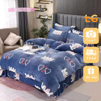 Chăn lông tuyết mỏng in hình kích thước 2m*2m2| LINH GIANG