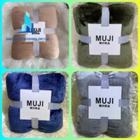 Chăn Lông Tuyết Muji 2 Lớp Siêu Mềm Mịn Xuất Nhật - Chăn Tuyết Nhung BLANKET Lông Thỏ Nhập Khẩu  -Osaka Sakura Bedding