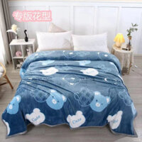 Chăn lông tuyết sữa hàn quốc, chăn lông tuyết hè thu,in hình siêu đẹp siêu mềm mịn kích thước 2mx2m2  sỉ ib giá tốt zalo