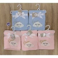 Chăn lưới chống ngạt  Bamboo Bebe Comfort xanh hồng, mềm mịn 102x76cm (100% sợi tre)