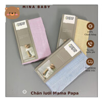 Chăn Lưới Sợi Tre MamaPapa Siêu Mềm Siêu Thoáng Mát