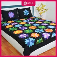 Chăn Magic Star, chăn ghép vải Hqquilt, vải thô cotton thoáng mát, phù hợp với mọi thời tiết