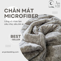 Chăn Mát Lông Vũ Microfiber Siêu Nhẹ An Yên Bedding - Mền Lạnh Mùa Hè Cao Cấp Lông Vũ Microfiber