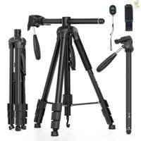 Chân máy Andoer TT-010 180CM / 70.87Inch Di Động Chụp Ảnh Chân Máy Monopod Camera Ngang Chân Đế Hợp Kim Nhôm 360° Dung tích tải 5kg / 11lbs xoay được w Came-211