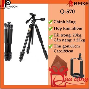 Chân máy ảnh Beike Professional Tripod Q-620