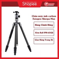 Chân máy ảnh carbon Fotopro Sherpa Max kèm Ball FPH-62QS