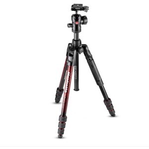 Chân Máy Ảnh Manfrotto Befree Adv ALU Twt Red Kit Ball Head