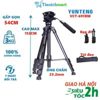 Chân máy ảnh máy quay Tripod điện thoại YUNTENG VCT-691RM