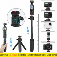 Chân máy cực mở rộng cho DJI OSMO Pocket 3 Phụ kiện gậy Selfie bằng kính thiên văn cho GoPro Insta360