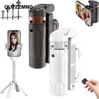 Chân máy điện thoại QUTZZMND, Gậy Selfie Mini có thể điều chỉnh 3 trong 1, có thể tháo rời từ xa có thể mở rộng Grip Bluetooth Selfie Stick Vlog Chụp ảnh phát trực tiếp