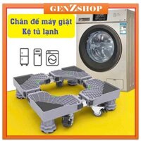 Chân máy giặt, tủ lạnh, Kệ Máy Giặt Giảm rung giảm chấn tuỳ chỉnh độ cao - Linh hoạt kích cỡ - Có Bánh Xe