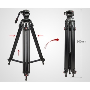 Chân máy quay Jieyang JY-0508B 1.85m