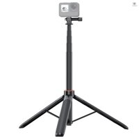 Chân máy VRIG TP-21 Máy ảnh thể thao Gậy Selfie Chân đế ba chân có thể mở rộng Max. 54in với vít 1 / 4 inch cho máy ảnh hành động Máy ảnh không gương lật Vlog Phát trực tiếp Selfie Video V Came-226