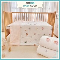 Chăn mùa đông cho bé, chăn bông hạt đậu Monona ấm áp, mềm mại