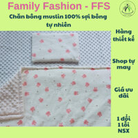 chăn mùa đông cho bé sơ sinh_muslin_SIÊU NHẸ_SIÊU ẤM