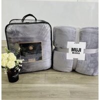 Chăn Muji Thu Đông- Chăn Lông Tuyết Hàng Loại 1 kích thước 2mx2m3