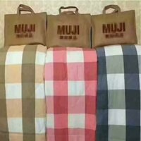 Chăn muji xuất nhật kẻ bản to