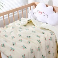 Chăn Muslin Hạt Đậu Mùa Hè Mềm Mịn Ấm Áp Kích Thước 100x105cm Doomi Baby - HT658