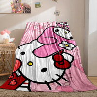 Chăn My Melody Siêu Mềm Lông Tơ Nhung Ấm Áp Chống Đập Lông Cừu, Chăn In Hình Cho Người Lớn Và Trẻ Em