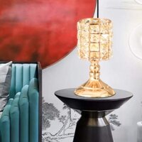 Chân Nến Pha Lê Trụ Tròn 20Cm (Nhỏ)
