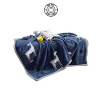 Chăn nhung mềm mịn, họa tiết dễ thương cho bé, Kích thước 70x100cm