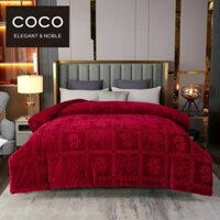 Chăn Nhung Nỉ Dầy Dặn Đắp Mùa Đông, Chăn Tuyết Nhung Cao Cấp