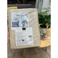 Chăn nỉ nhung mềm chính hãng Amazon Basics Velvet plush - màu cát (127x152cm)