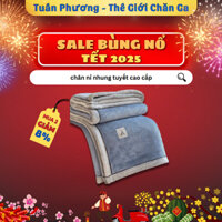 Chăn nỉ nhung tuyết siêu ấm, giữ nhiệt cực tốt, thiết kế sang trọng