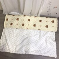 Chăn nỉ trần bông sơ sinh 3 lớp
