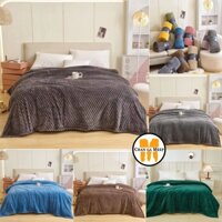 Chăn nỉ tuyết dập nổi, chăn hè siêu mát kích thước 2mx2m2
