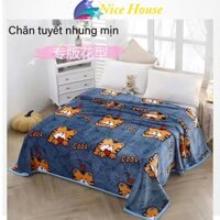 Chăn nỉ tuyết nhung kích thước 2mx2m3 phù hợp cho mùa hè thu nằm phòng điều, văn phòng _ Nice House