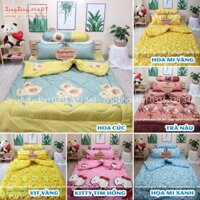 Chăn Phao Ga Gối Combo 5 Món Kèm Vỏ gối ôm (Được chọn mẫu)