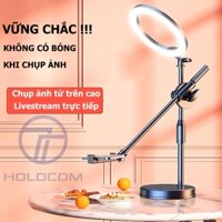 Chân Quay Điện Thoại Để Bàn G50, Bộ Quay Video Chụp Ảnh 360 Độ Từ Trên Xuống Chắc Chắn Tiện Lợi - HOLOCOM