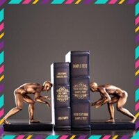 Chặn sách điêu khắc hình người trang trí phòng làm việc, tặng khai trương công ty