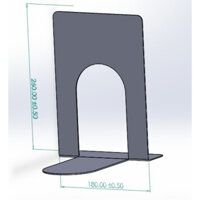 chặn sách giá để sách trên bàn làm việc, kê sách gọn gàng dày 2mm