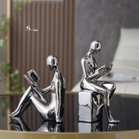 Chặn sách hình người ( bạc)